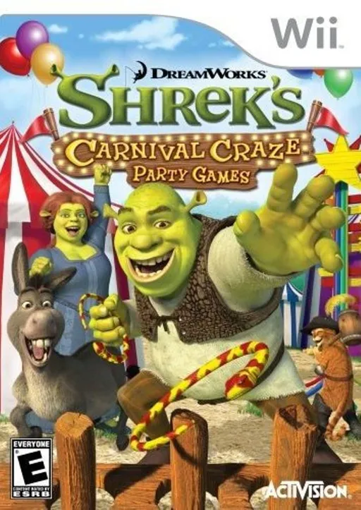 DreamWorks Shrek's Carnival Craze - Party Games (USA) (En,Fr)